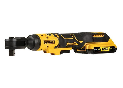 Dewalt Power Tools DCF512D1 XR 1/2in Open Head Ratchet 18V 1 x 2.0Ah Li-ion DeWALT Power Tools - RockBottom Northampton