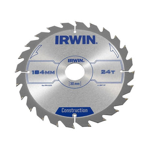 Irwin® Construction Circular Saw Blade 184 x 30mm x 24T ATB IRWIN® - RockBottom Northampton