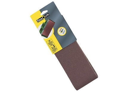 Flexovit Cloth Sanding Belt 610 x 100mm Fine 120G (Pack 2) Flexovit - RockBottom Northampton