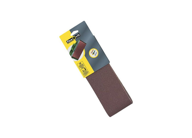 Flexovit Cloth Sanding Belt 610 x 100mm Fine 120G (Pack 2) Flexovit - RockBottom Northampton