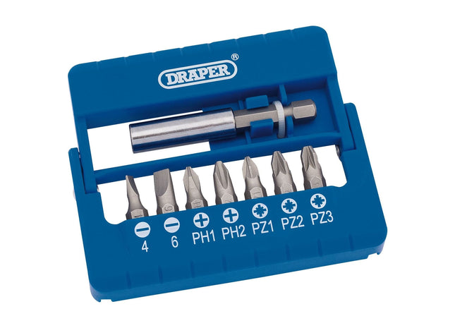 Draper Screwdriver and Magnetic Bit Set (8 Piece) 82391 Draper - Town Tools 