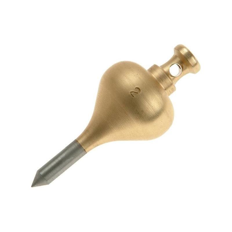 Monument 249D Brass Plumb Bob 128g (4.1/2oz) Size 2 Monument - RockBottom Northampton