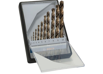 Bosch Powertool Accessories PRO Stainless Steel HSS-Co Twist Drill Bit Set, 10 Piece Bosch Powertool Accessories - RockBottom Northampton