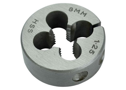 Faithfull HSS Straight Flute Split Die M8 x 1.25, 1in OD Faithfull - RockBottom Northampton