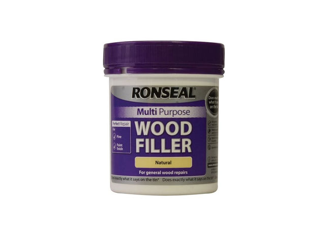 Ronseal Multipurpose Wood Filler Tub Natural 250g Ronseal - RockBottom Nothampton