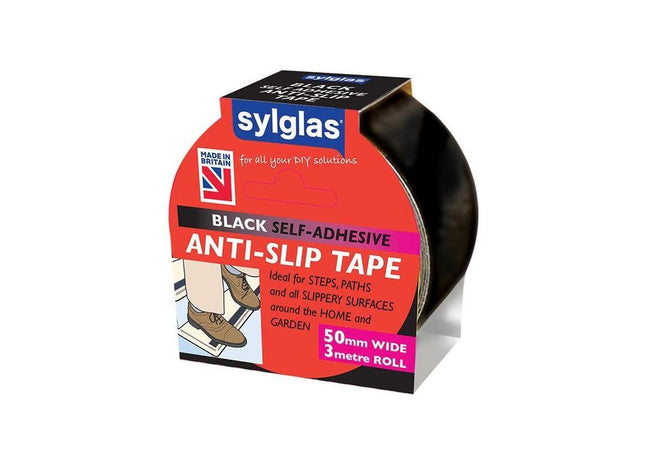 Sylglas Anti-Slip Tape 50mm x 3m Black Sylglas - RockBottom Nothampton