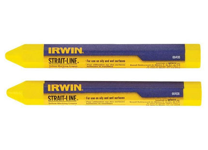 Irwin® Strait-Line® Crayon Yellow (Card 2) IRWIN® STRAIT-LINE® - RockBottom Northampton