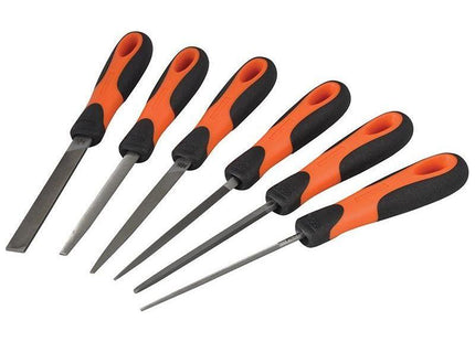 Bahco 1-476 ERGO™ File Set 6 Piece 100mm (4in) Bahco - RockBottom Northampton