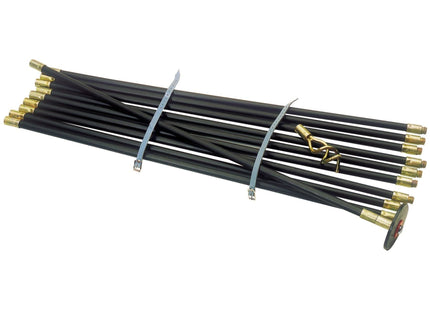 Draper Polypropylene Drain Rod Set, 9m (12 Piece) 23540 Draper - Town Tools 
