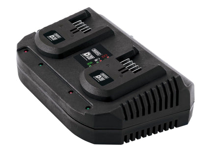 Draper D20 20V Fast Twin Battery Charger, 2 x 3.5A 92239 Draper - Town Tools 