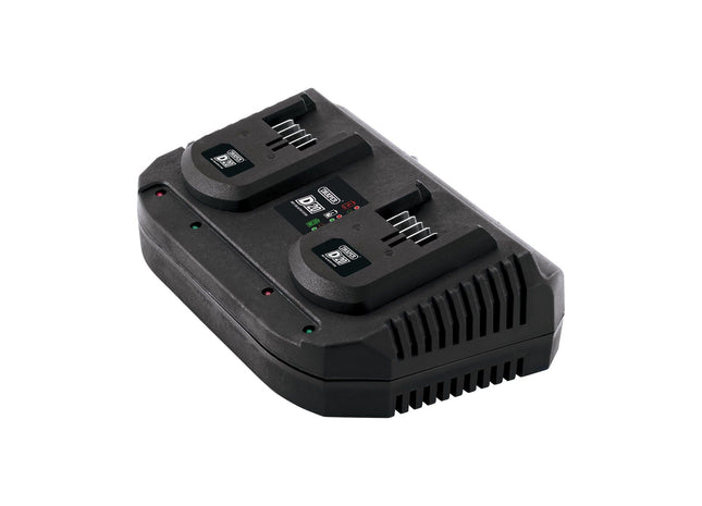 Draper D20 20V Fast Twin Battery Charger, 2 x 3.5A 92239 Draper - Town Tools 