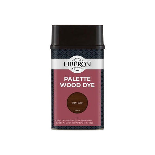 Liberon Palette Wood Dye Dark Oak 500ml Liberon - RockBottom Northampton