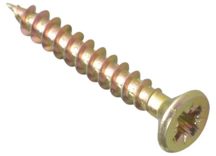 Forgefix Multi-Purpose Pozi Compatible Screw CSK ST ZYP 4.5 x 35mm Box 200 ForgeFix - RockBottom Northampton