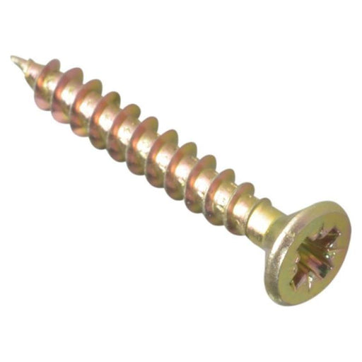 Forgefix Multi-Purpose Pozi Compatible Screw CSK ST ZYP 4.5 x 35mm Box 200 ForgeFix - RockBottom Northampton