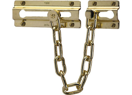 Yale Locks P1037 Door Chain Brass Finish Yale Locks - RockBottom Northampton