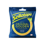 Sellotape Original Golden Sticky Tape - 1 Roll 24mm x 50m Sellotape - RockBottom Nothampton