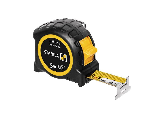 Stabila BM 300 Robust Pocket Tape 5m/16ft (Width 27mm) Stabila - RockBottom Nothampton