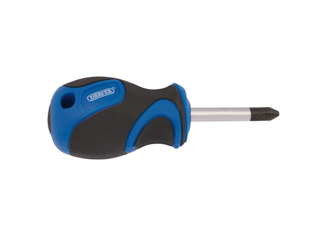 Draper Soft Grip PZ TYPE Screwdriver, No.2 x 38mm 48929 Draper - Town Tools 