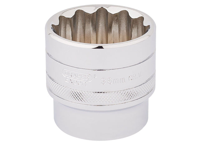 Draper HI-TORQ 12 Point Socket, 1/2" Sq. Dr., 36mm 33594 Draper - Town Tools 