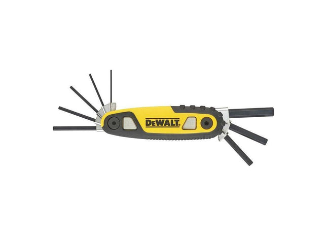Dewalt Metric Folding / Locking Hex Key Set, 8 Piece Dewalt - RockBottom Northampton