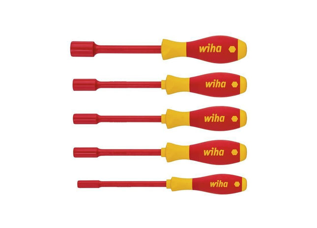 Wiha SoftFinish® electric Hex Nut Driver Set, 5 Piece Wiha - RockBottom Northampton