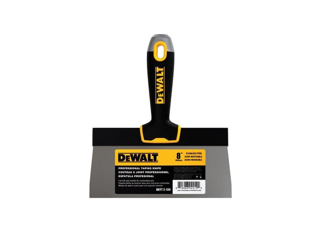 Dewalt Drywall Soft Grip Taping Knife 200mm (8in) DEWALT Drywall - RockBottom Northampton