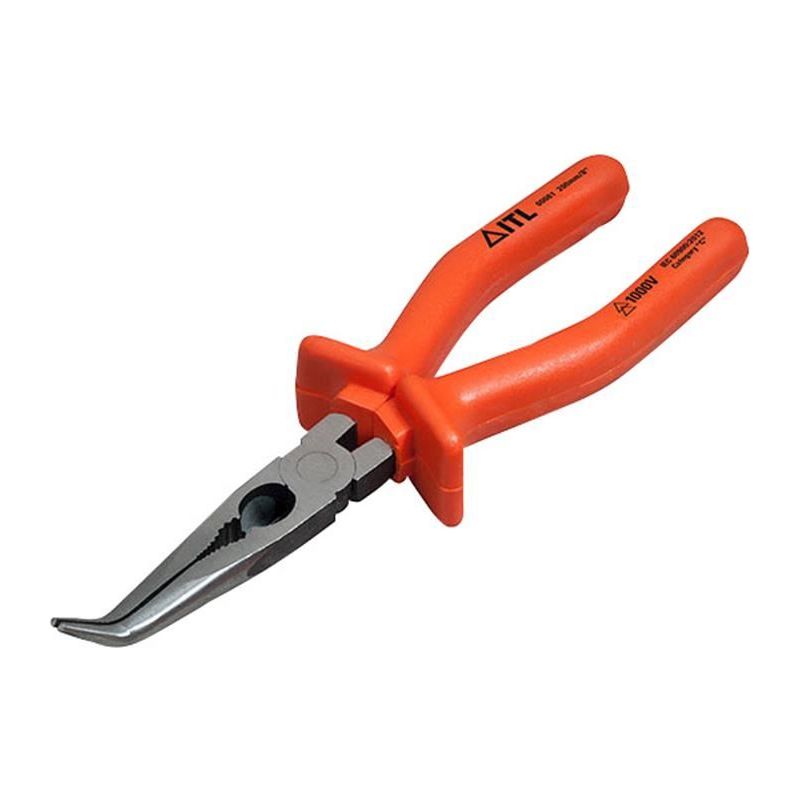 Itl Insulated Insulated Bent Nose Pliers 200mm (8in) ITL Insulated - RockBottom Northampton