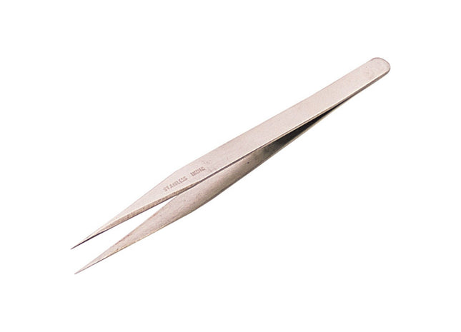 Draper Fine Point Straight Tweezers, 120mm 19670 Draper - Town Tools 