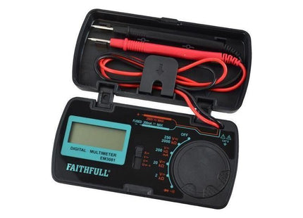 Faithfull Pocket Portable Multimeter Faithfull - RockBottom Northampton