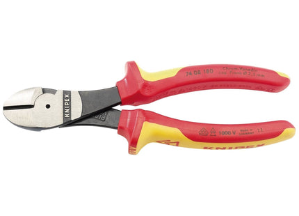 Draper Knipex 74 08 180UKSBE VDE Fully Insulated High Leverage Diagonal Side Cut Draper - Town Tools 