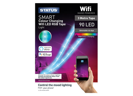 Status Wi-Fi Rgb Tape Light 3M