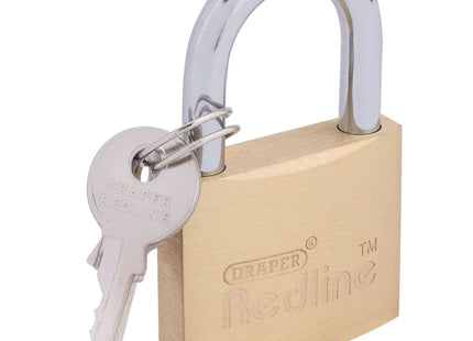 Draper Brass Cylinder Padlock, 40mm 68022 Draper - Town Tools 