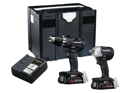 Panasonic EYC232PN Twin Pack 18V 2 x 3.0Ah Li-ion Panasonic - RockBottom Nothampton