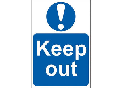Scan Keep Out - PVC Sign 200 x 300mm Scan - RockBottom Nothampton