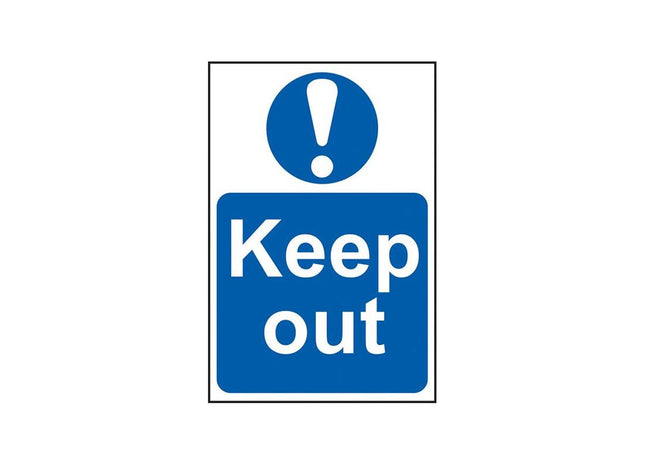 Scan Keep Out - PVC Sign 200 x 300mm Scan - RockBottom Nothampton