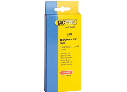 Tacwise 180 18 Gauge 32mm Nails (Pack 1000) Tacwise - RockBottom Northampton