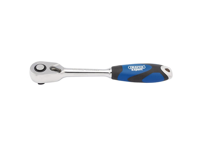 Draper Soft Grip Reversible Ratchet, 3/8" Sq. Dr., 72 Tooth 26503 Draper - Town Tools 