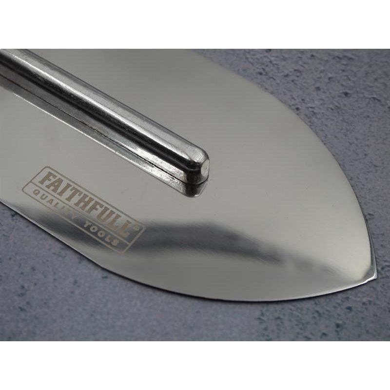 Faithfull Flooring Trowel Stainless Steel Soft Grip Handle 16 x 4in Faithfull - RockBottom Northampton
