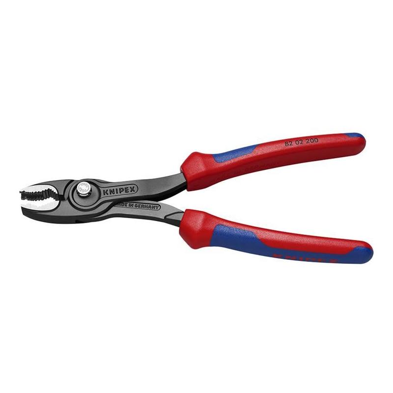 Knipex TwinGrip Slip Joint Pliers Multi-Component Grip 200mm Knipex - RockBottom Northampton
