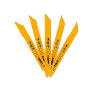 Dewalt Power Tools Bi-Metal Reciprocating Blade for Metal 203mm x 18 TPI (Pack 5) DeWALT Power Tools - RockBottom Northampton