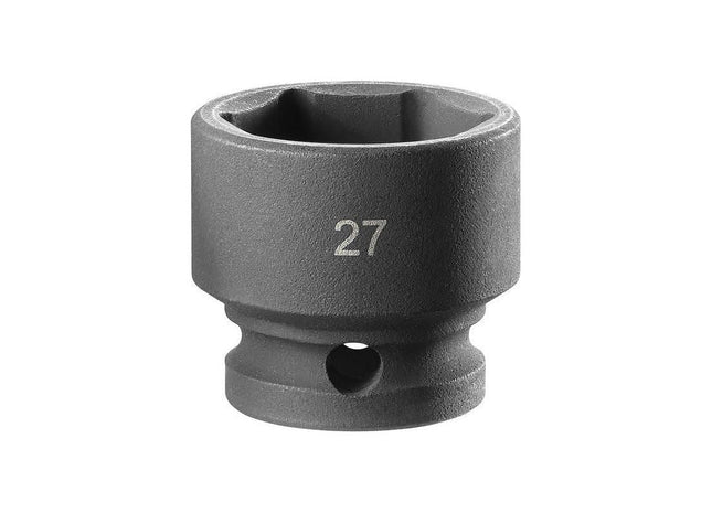 Facom 6-Point Stubby Impact Socket 1/2in Drive 27mm Facom - RockBottom Northampton