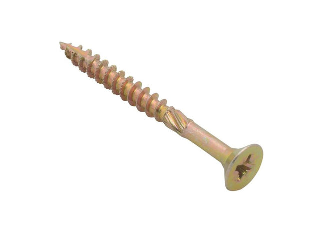 Forgefix Spectre™ PZ Compatible Wood Screw CSK ZYP 6.0 x 50mm Box 100 ForgeFix - RockBottom Northampton