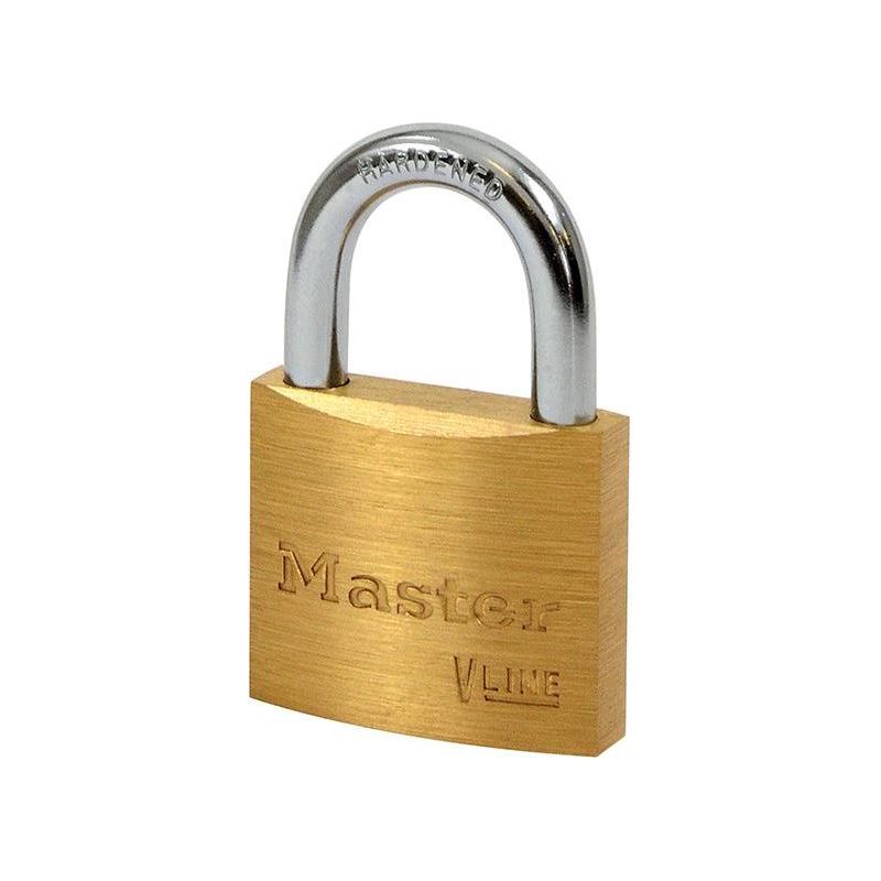 Master Lock V Line Brass 40mm Padlock - Keyed Alike 4232 Master Lock - RockBottom Northampton