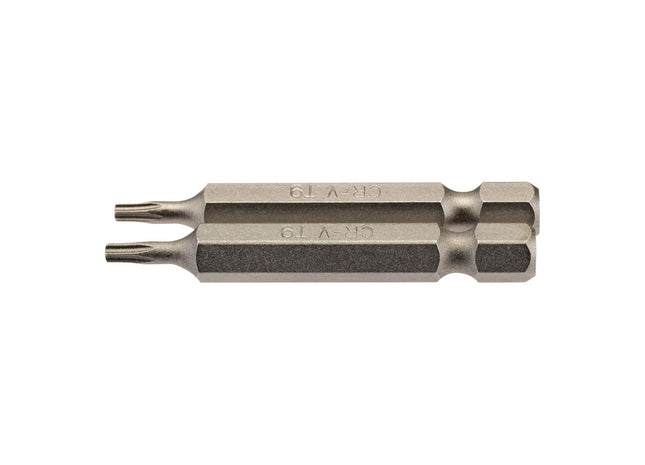 Draper TX-STAR Insert Bit, 1/4" Hex, 50mm Long, T9 (Pack of 2) Draper - Town Tools 