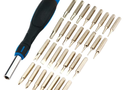 Draper Soft Grip Precision Screwdriver & Bit Set (31 Piece) Draper - Town Tools
