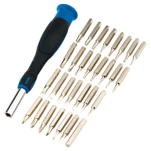 Draper Soft Grip Precision Screwdriver & Bit Set (31 Piece) Draper - Town Tools