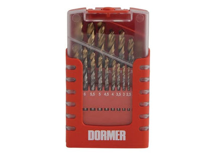 Dormer A095 Compact Set HSS TiN Drill Set of 19 1.0-10 x 0.5mm Dormer - RockBottom Northampton