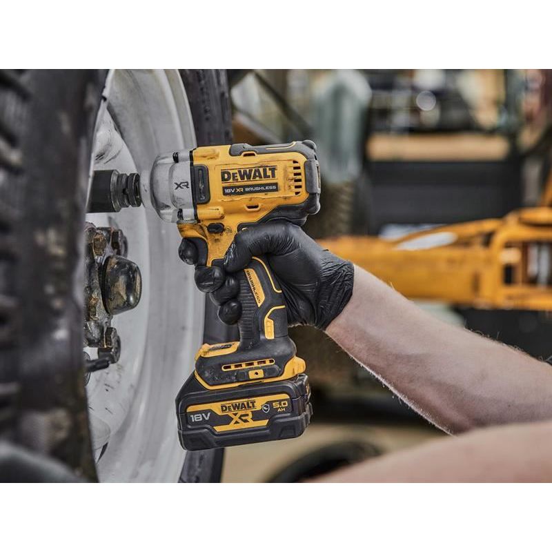 Dewalt Power Tools DCF891P2T XR BL 1/2in Hog Ring Anvil Impact Wrench 18V 2 x 5.0Ah Li-ion DeWALT Power Tools - RockBottom Northampton