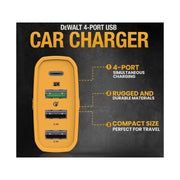 Dewalt Telecoms 4-Port Mobile USB PD Charger 60W DEWALT Telecoms - RockBottom Northampton