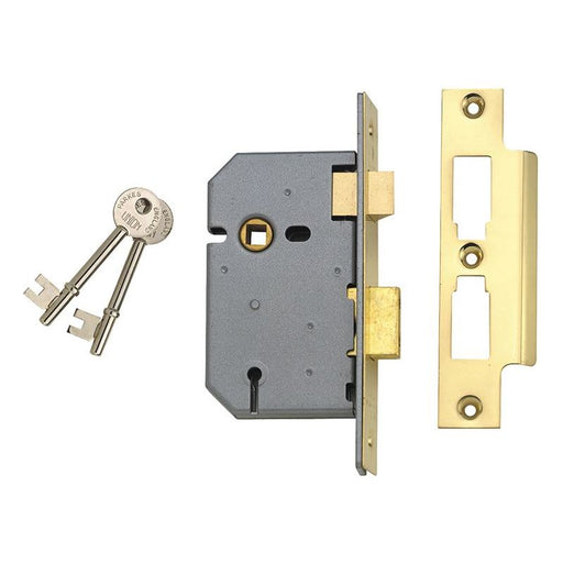 Union 2277 3 Lever Mortice Sashlock Satin Chrome 77.5mm 3in Box UNION - RockBottom Northampton